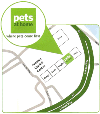 Pets at Home - Capitol Centre - Map