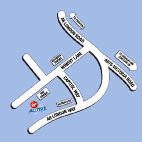 Virgin Active Map - Capitol Centre, Walton-le-Dale